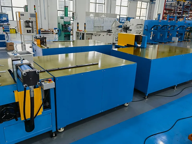 Air valve frame clinching platform