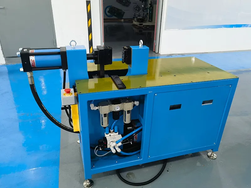 Air valve frame clinching platform