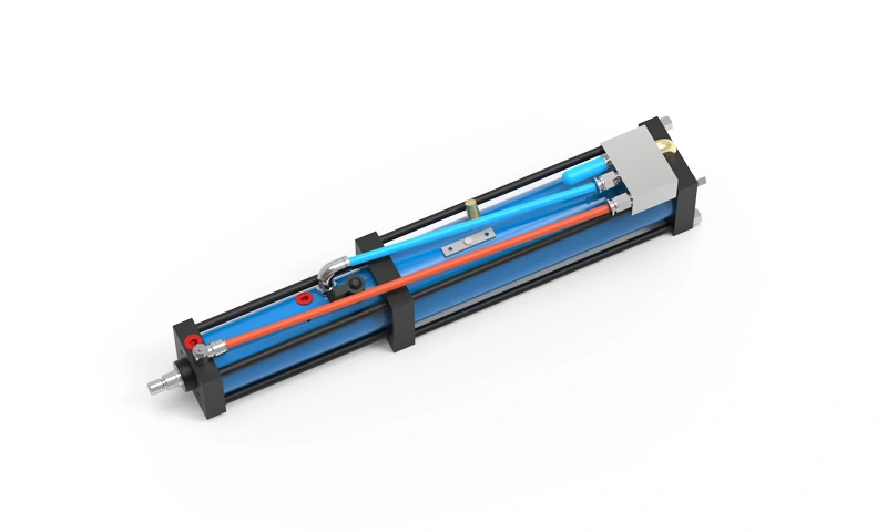 Gas-liquid booster cylinder